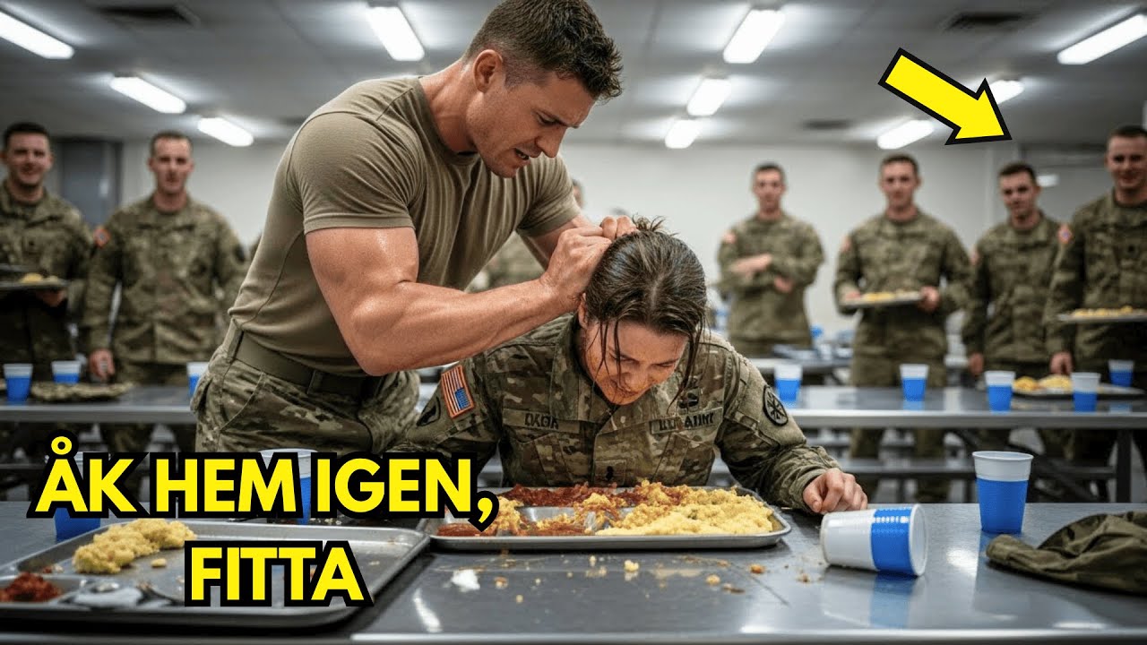 Dö, tik — En marinsoldat slog henne i matsalen, ovetande om att hon kom från en hemlig Navy SEAL enh