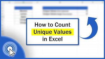 How to Count Unique Values in Excel (Quick and Easy)