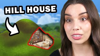 I built a house hidden in a hill  The Sims 4