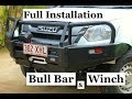 Isuzu Dmax, BULL BAR & WINCH full installation. Takes a day and a bit in the man shed. Wayne Groomes