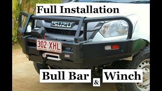 Isuzu Dmax, BULL BAR & WINCH Full Installation. Takes A Day And A Bit In The Man Shed. Wayne Groomes Isuzu Dmax, BULL BAR & WINCH Full Installation. Takes A Day And A Bit In The Man Shed. Wayne Groomes