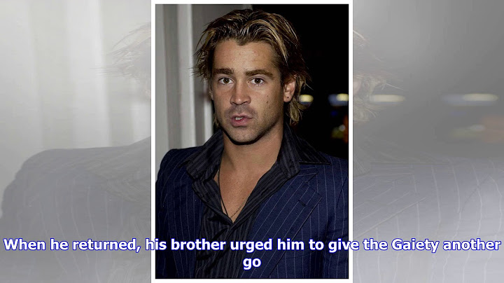 Breaking News | Colin farrell: ‘i’m so ready to step away, to live a little’