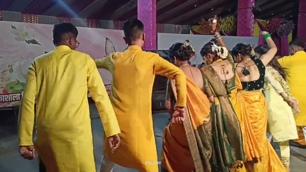 3 Pavali Dance in haldiceremony Khandeshi Pavri  khandeshi  ahiranisong  3pavalidance  tinpavli