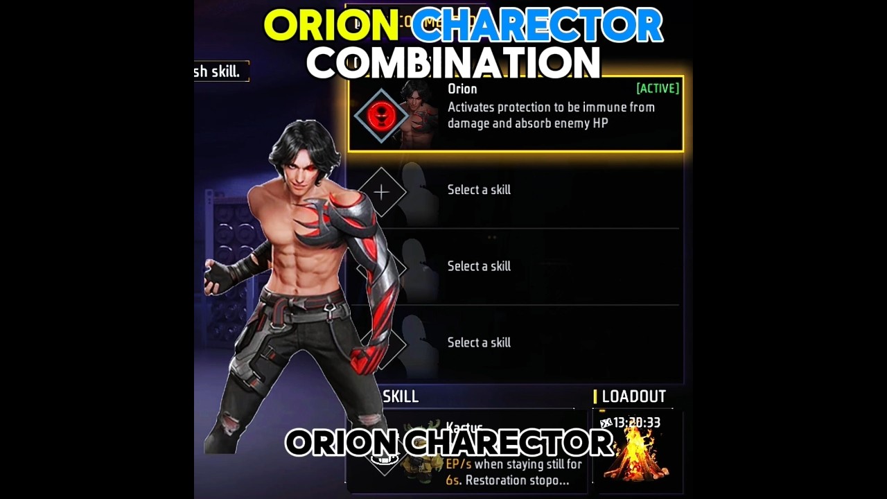 "Best Orin Character Combo in Free Fire 🔥 | Miguel, Jota & Wolfrahh Squad Power | FF Gameplay"