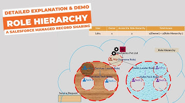 Role Hierarchy - A Salesforce Managed Record Sharing - Detailed Explanation & Demo