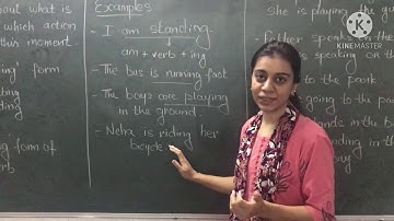 Grammar std-4 Ch-19 Present Continuous Tense