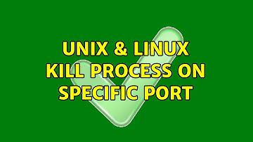 Unix & Linux: Kill process on specific port
