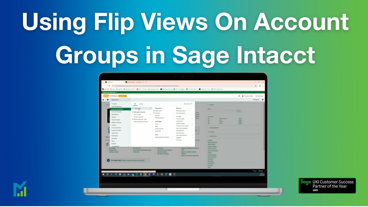 How to Flip View On Account Groups in Sage Intacct | Sage Intacct Help ...
