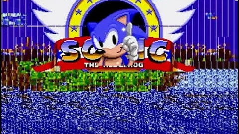 Corrupted Sega Genesis - Sonic The Hedgehog