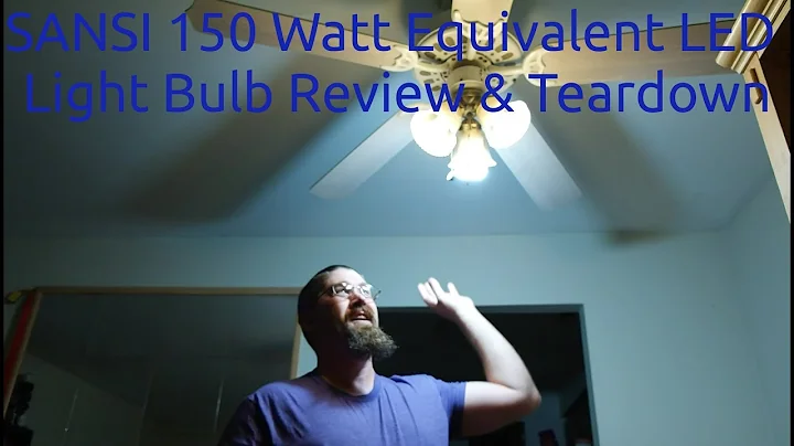 SANSI 150 Watt Equivalent LED Light Bulb Review & Teardown