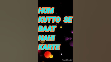 RAJKUMAR ATTITUDE DIALOGUE// 2 PART WHATSAPP STATUS VIDEO