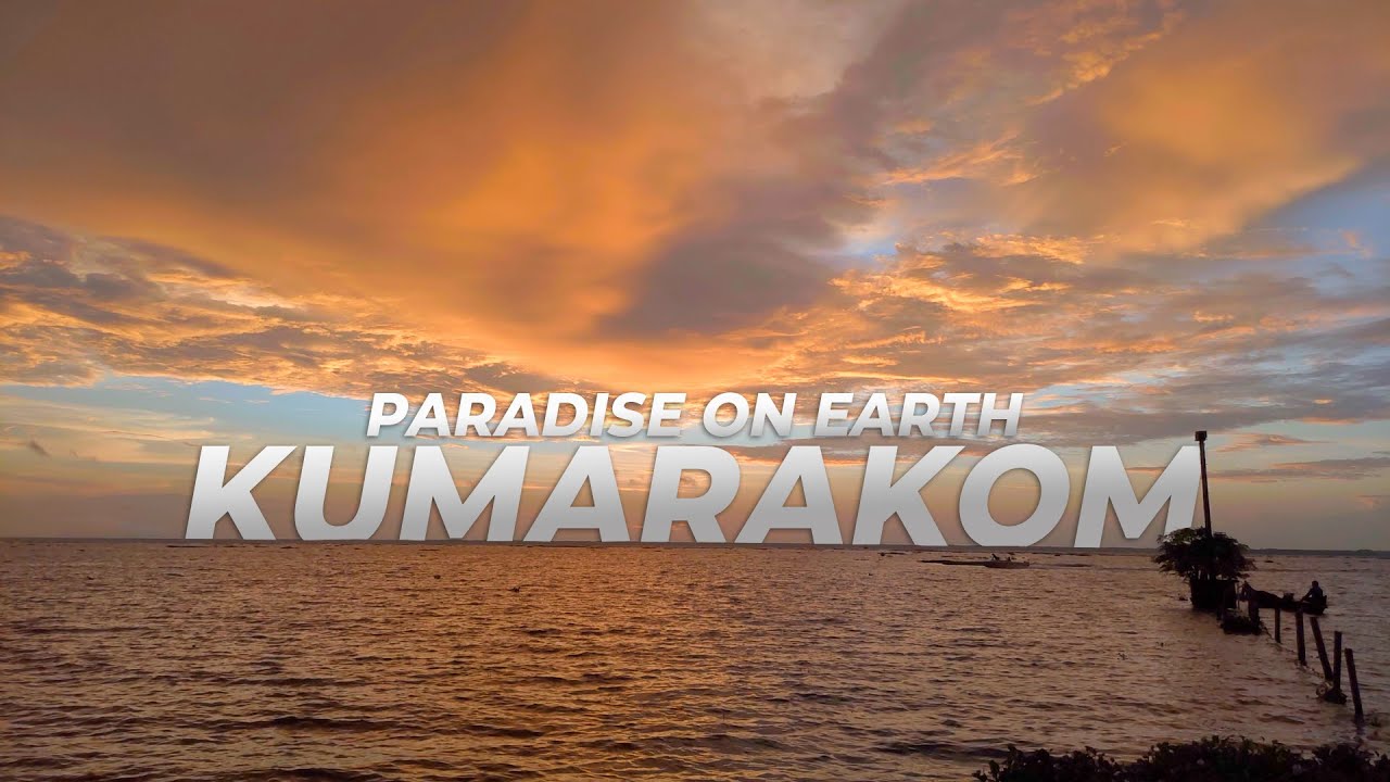 Sunset walk from Kumarakom | Walk through Kerala Village | India