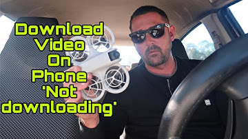 DJI Neo - download video with phone not downloading FIX!