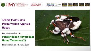 Pengendalian Hayati untuk Hama Tanaman - Mikrobia Entomopatogen (KP-421)