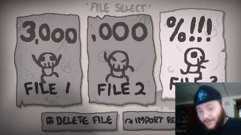3 SAVE FILES COMPLETED IN ISAAC