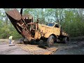 Moving an old dump truck