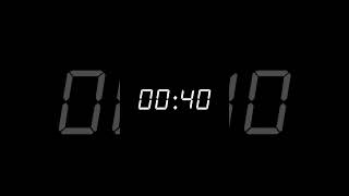 1 Minute Countdown Timer | Digital Clock #timer #countdown #1minutetimer #shorts
