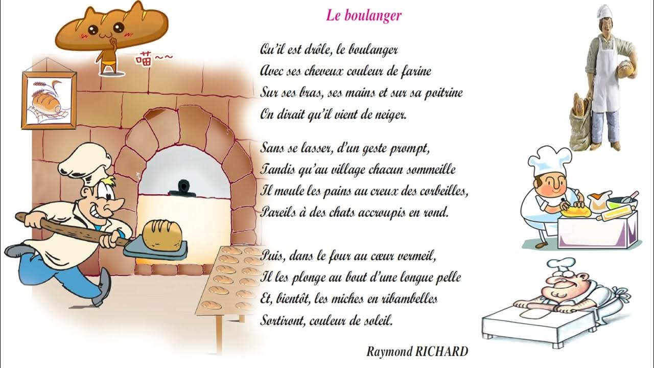 le boulanger/super saghroun /poème le boulanger 6éme année/chanson le boulanger 6éme année