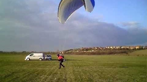 Paramotor reverse launch, a self critique