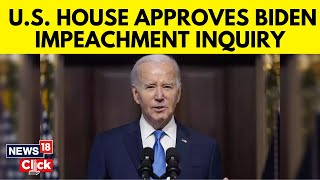 Biden Impeachment Vote Us House Launches Republican Impeachment Inquiry Against Biden N18V