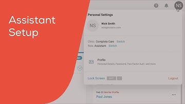 Assistant Role Setup in Noterro: Profile & Preferences Guide
