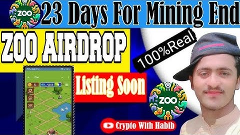How To ZOO Airdrop For Work||Listing Coming Soon|| Withdraw method And Task Complete Details