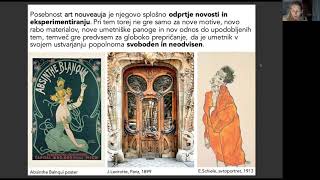 Predavanje Art nouveau, Lucija Perko