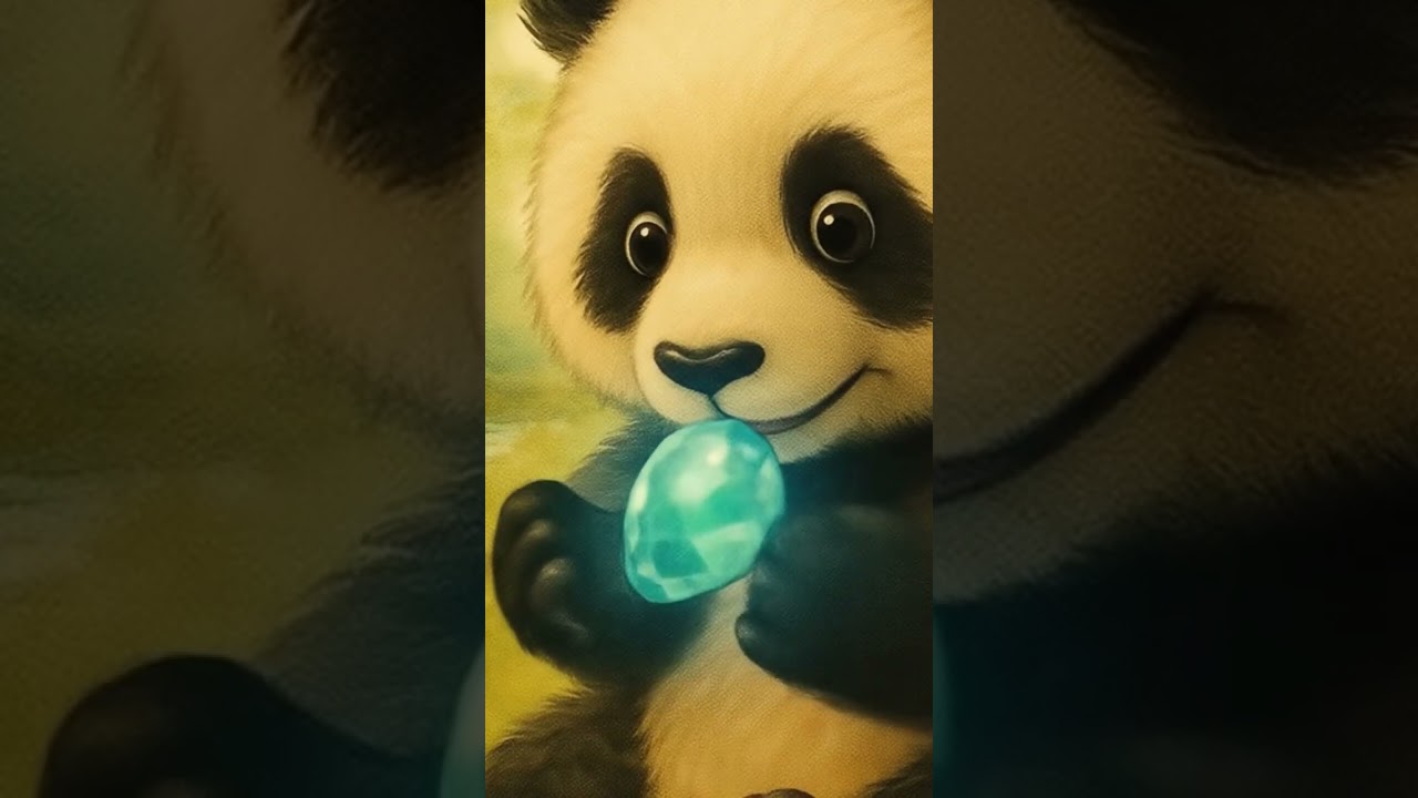 Cute Panda’s Beautiful Adventure in the Forest 🐼🌳