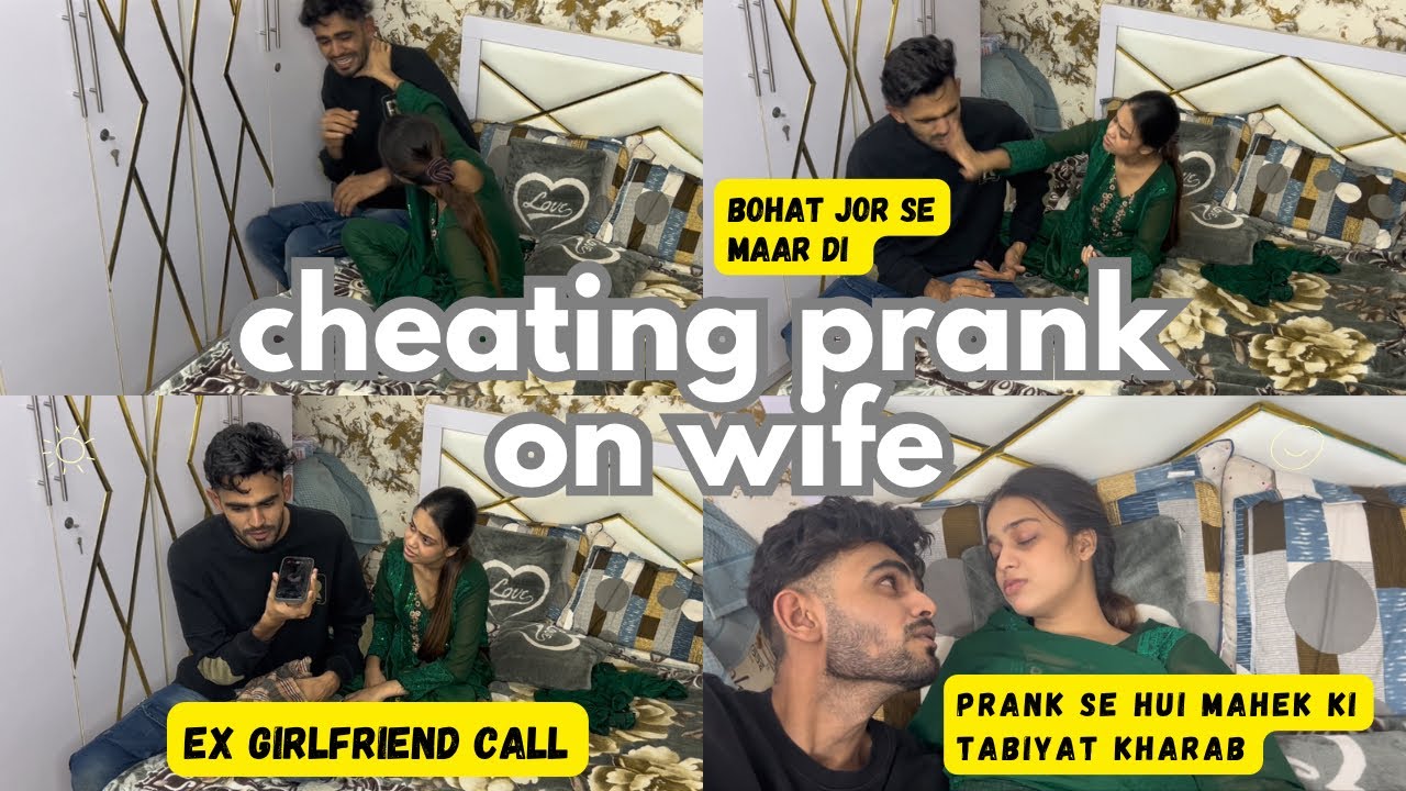 Cheating Prank On Wife | Mahek Ka Khatarnak Reaction 😡😳| Asfak & Mahek Vlog |