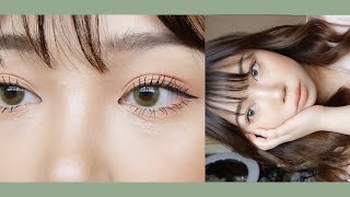 🌙Orange Beige🌙×🌱Green🌱Makeup/オレンジベージュ×グリーンメイク🌝