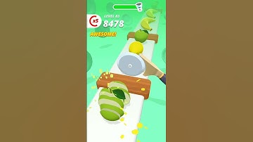 Perfect Slices! All levels gameplay walkthrough Android iOS | Asmr funny moments| Satisfying #shorts