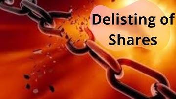 Delisting of shares
