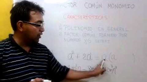 FACTOR COMUN MONOMIO 1