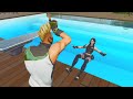 Fortnite Roleplay THE ANNOYING BROTHER! (HE PUSHED ME IN THE POOL?!) (A Fortnite Short Film) {PS5}