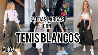 MODA!! PLIZADAS CON BLANCOS/OUTFITS♥️ - YouTube