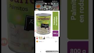 Palmitos en rodajas Carrefour