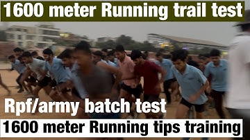 #1600mtrruning #test #trail #army #rpf how to run 1600m running rpf army student 