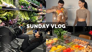 SPEND THE DAY WITH US | vlog, gym, grocery shop/organization