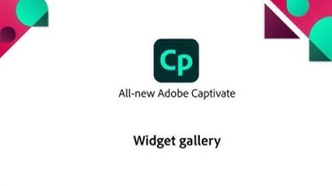 Widget gallery