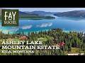 Montana Lake Property For Sale Ashley Lake Mountain Estate Kila MT