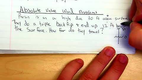 Absolute Value Word Problem