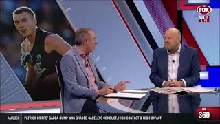 Gerard Whateley & Mark Robinson discuss the Patrick Cripps charge on AFL360 (8/8/2022)
