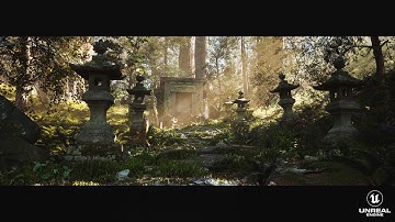 My Japanese Shrine Path scene Unreal Engine 5 Lumen and Nanite