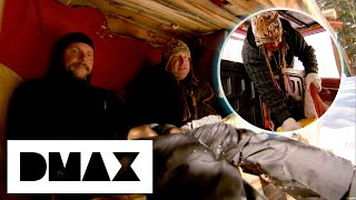 Joe And Cody Make An Igloo-Like Shelter Out Of Car Parts | Dual Survival