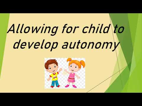 Autonomy Meaning In Child Development