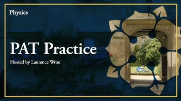 Physics Aptitude Test (PAT) Practice Questions