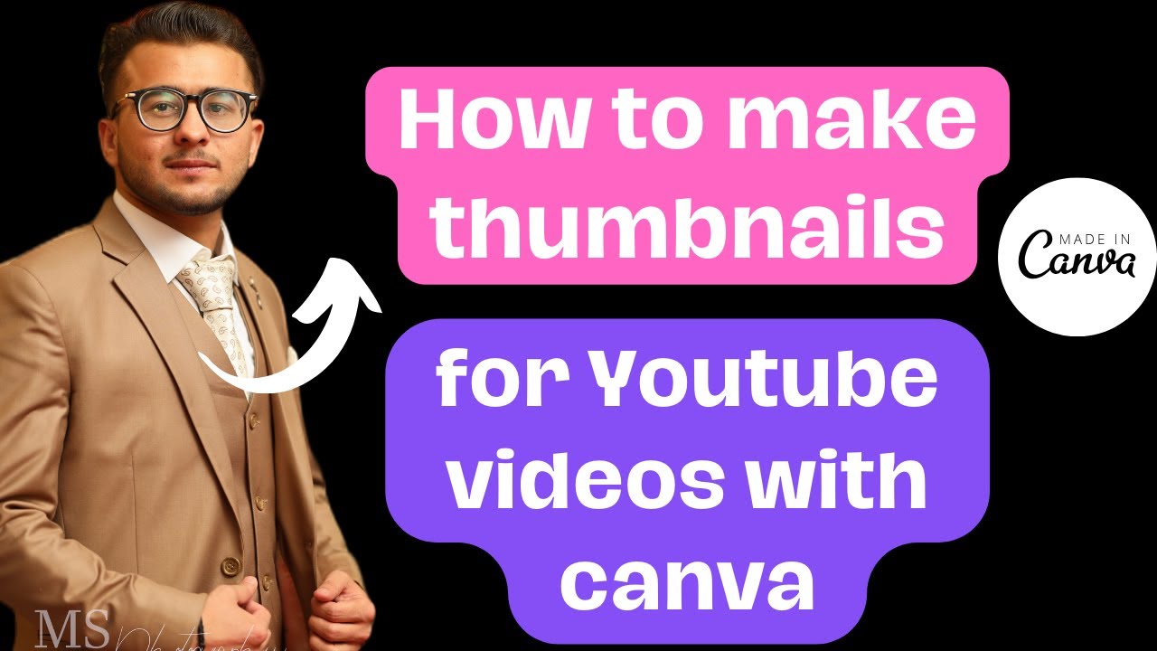 How to make thumbnails for Youtube videos | Canva thumbnail tutorial ...