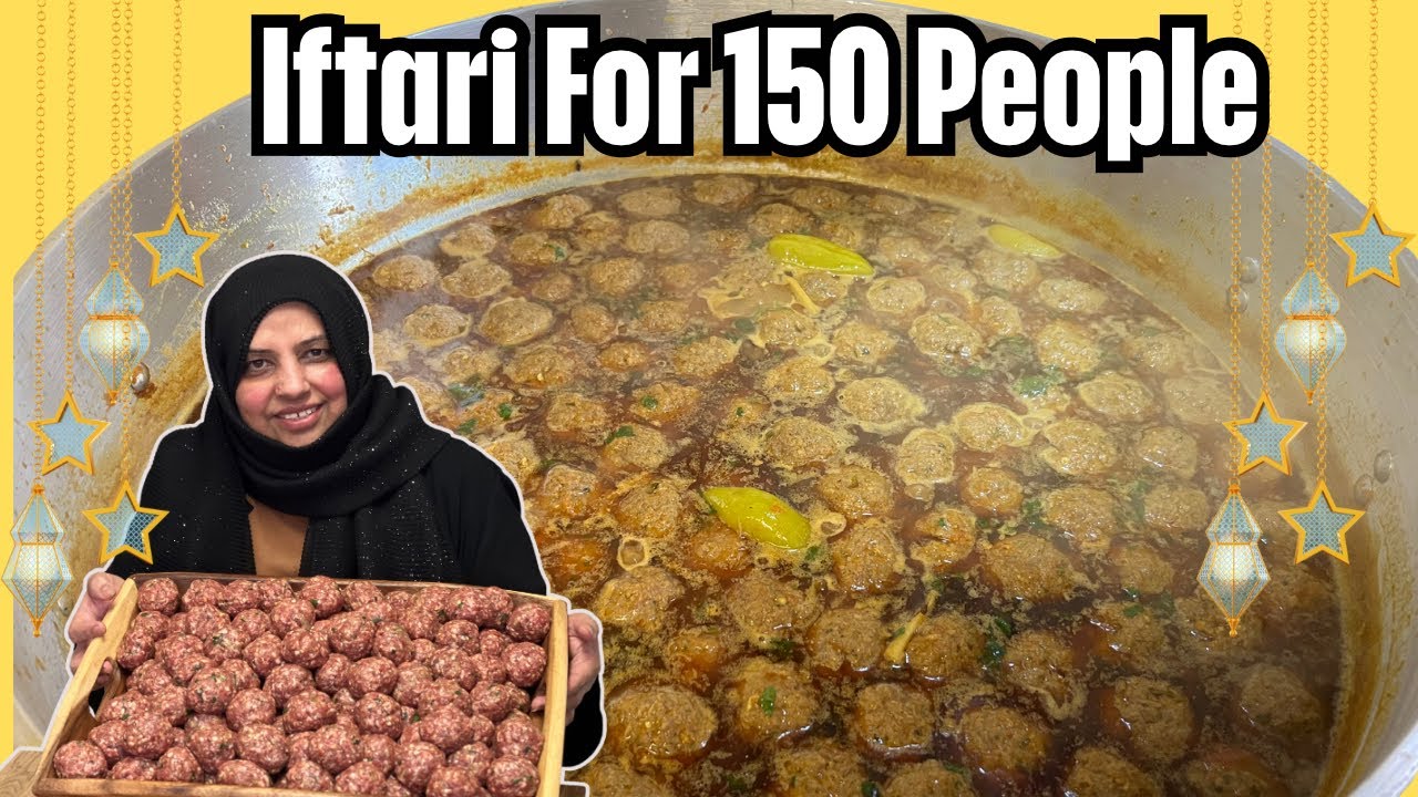 Iftari for 150 People in Mosque | Koftay Salan for 150 People #reflexion #food #ramazanspecial
