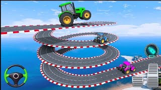 Mega Ramp Tractor Stunt Game screenshot 1