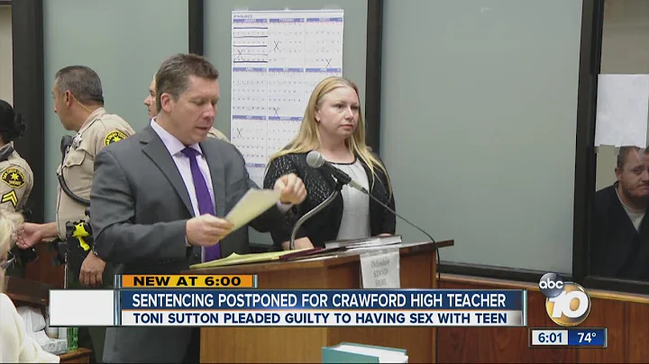 Sentencing postponed for Crawford High teacher